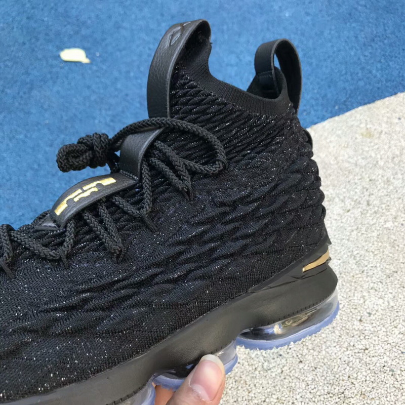 Authentic Nike LeBron 15 Triple Black 